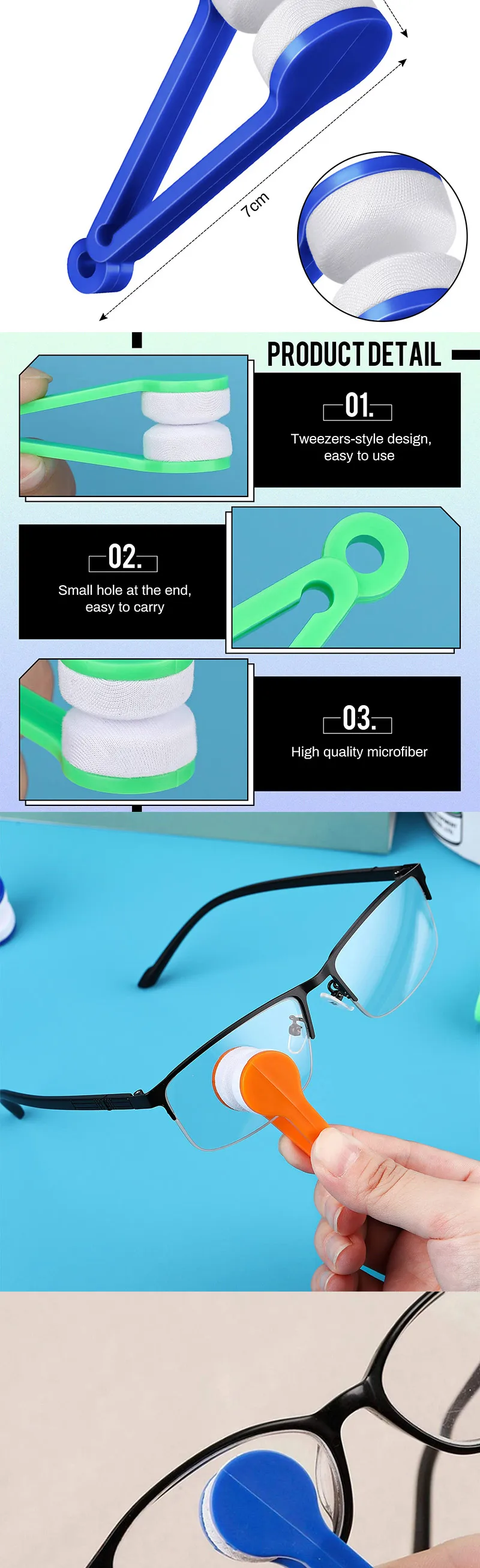 Home multifunktion ale Trage brille Wisch gläser hinterlassen keine Spuren Wischt uch Mini Brille Reiniger Spezial spiegel – Detail 2