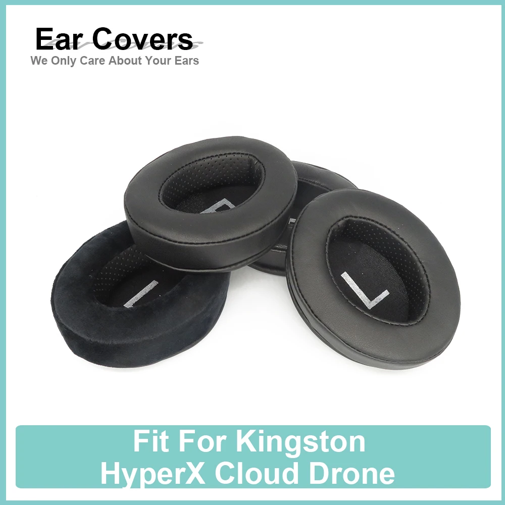 imod gør ikke Majroe Earpads For Kingston HyperX Cloud Drone Headphone Earcushions Protein  Velour Sheepskin Pads Foam Ear Pads Black