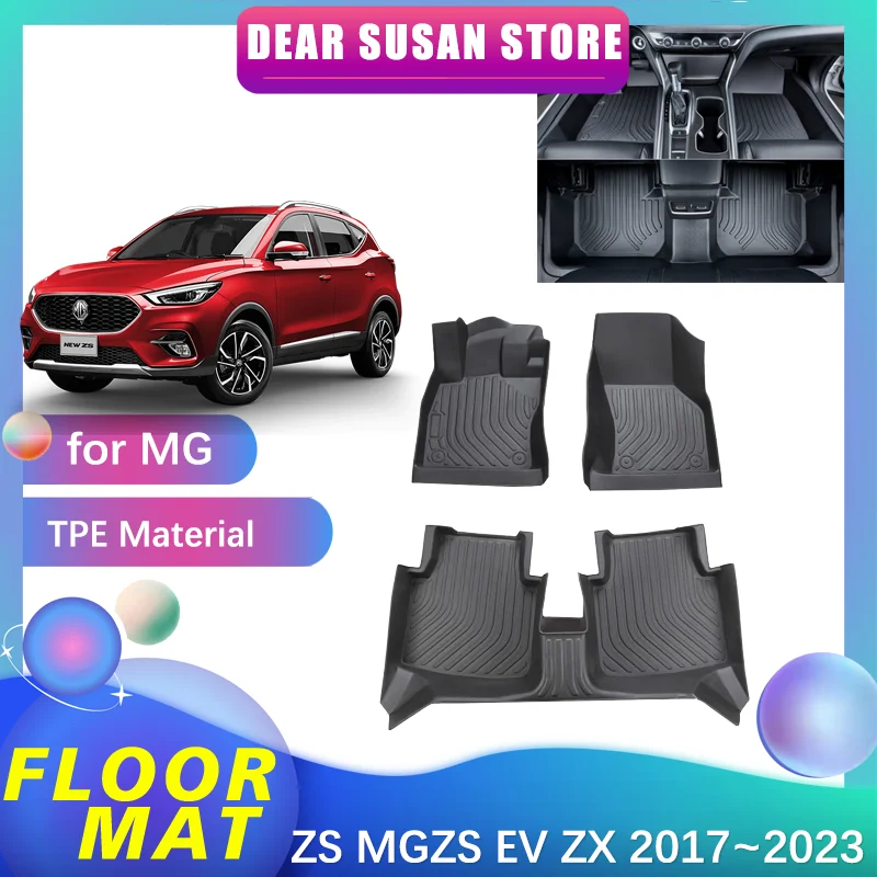 Alfombrilla para maletero de coche, accesorio para MG ZS 2023, MGZS EV ZX  ZST 2018 ~