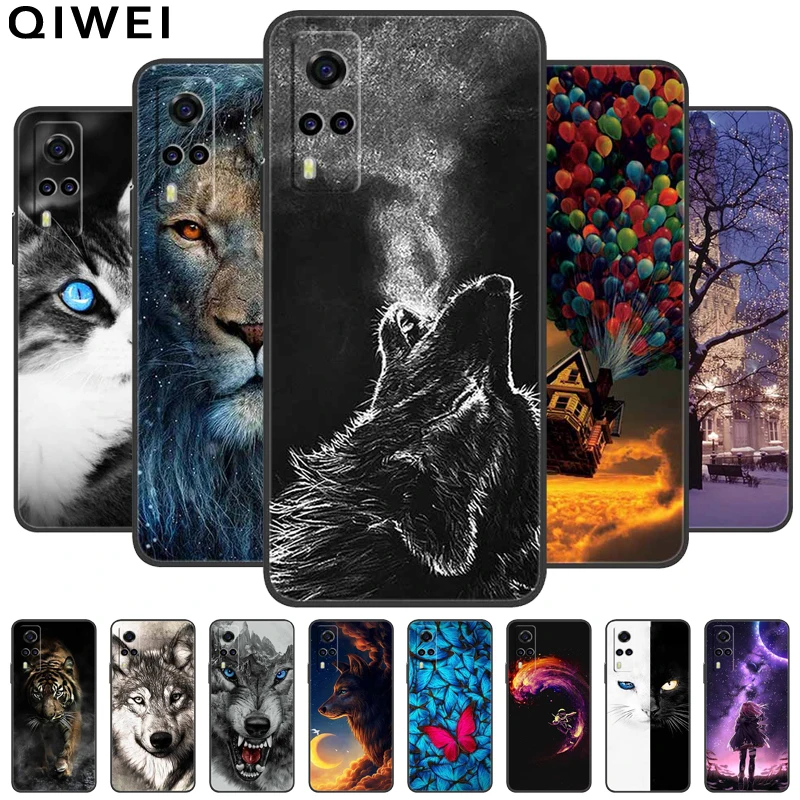 Мягкий силиконовый чехол для vivo Y12S/Y11S задняя крышка Y51 6 58 Y 51 V2030 защитный с
