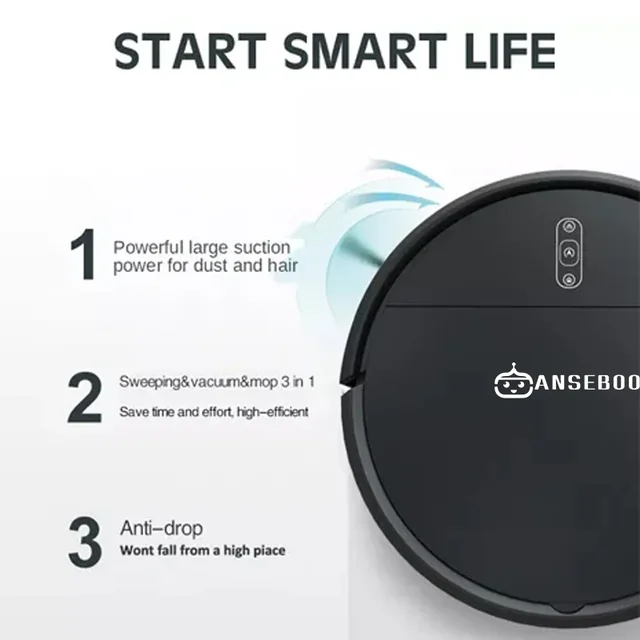 Smart Vacuum Cleaner Robot Automatically Sweeping Scrubbing Mopping Floor Cleaning Robot 2 in 1 Intelligent Robot OEM VSLAM 5