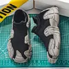 2025 Spring/Summer New Casual Soft soled Sneakers, Large Sized Shoes, Men's One Step Breathable Dad Shoes 4