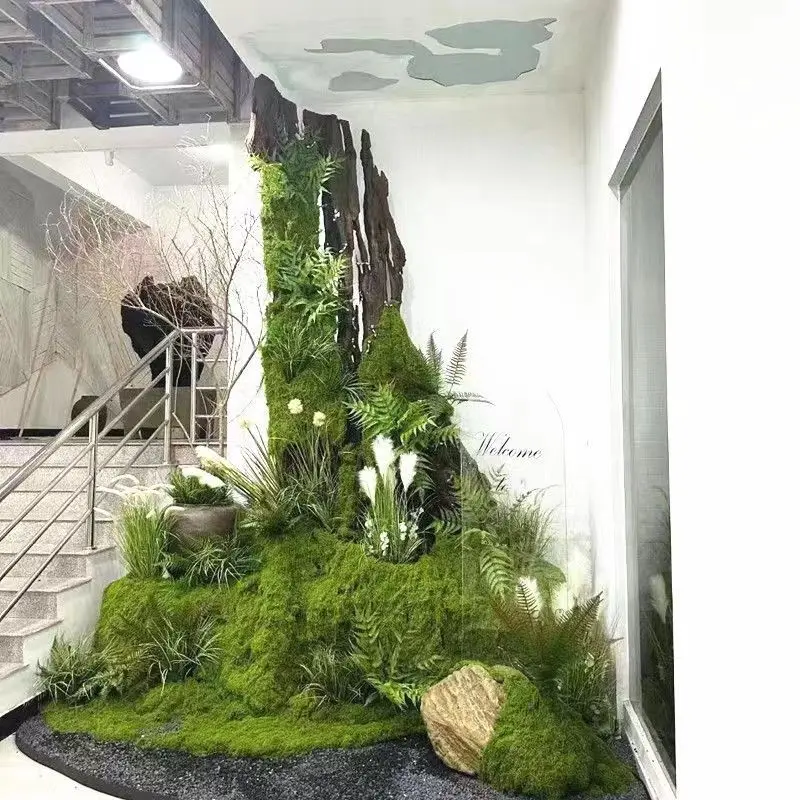 20g/bag Simulation vine model grass microlandscape material Artificial moss fo garden accessories suitable fo lawn decoration 5