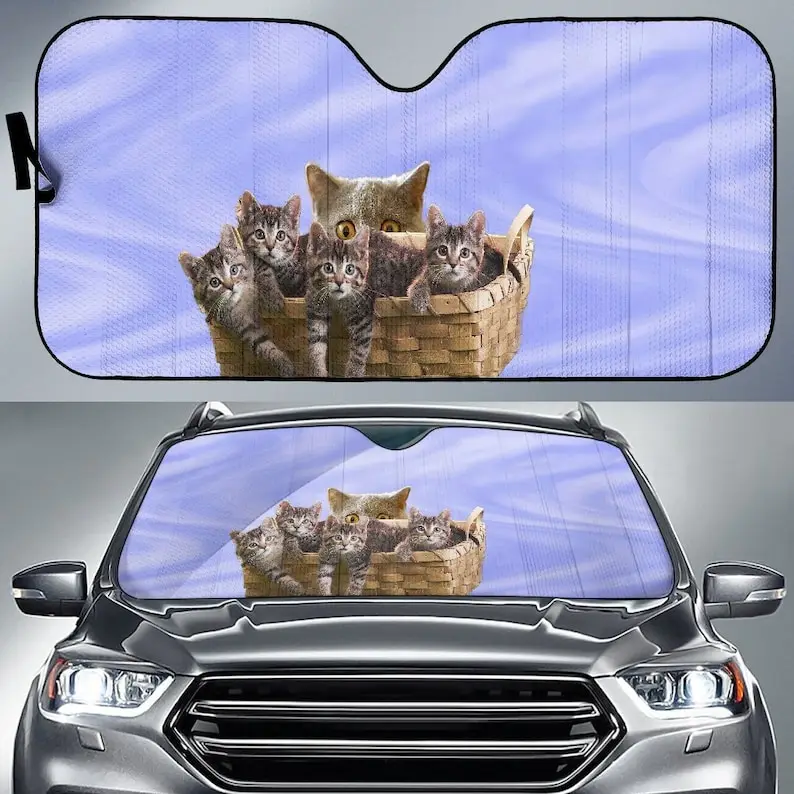 

Auto Sun Shades - Funny Cats - Auto Sun Shade
