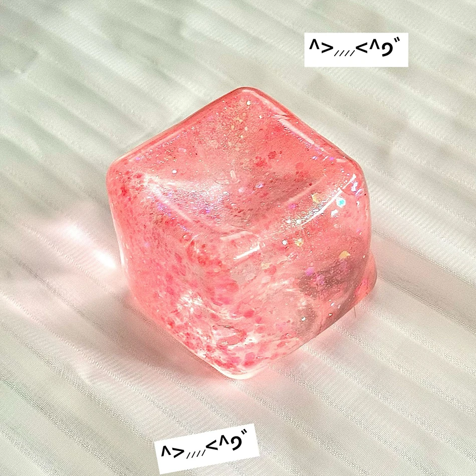 1/2/3P 스퀴시 토이 말토즈 큐브 스트레스 해소용 아이스 큐브 안티 스트레스 슬로우 리바운드 폴라 라이트 컬러풀 스퀴즈 TPR 장난감