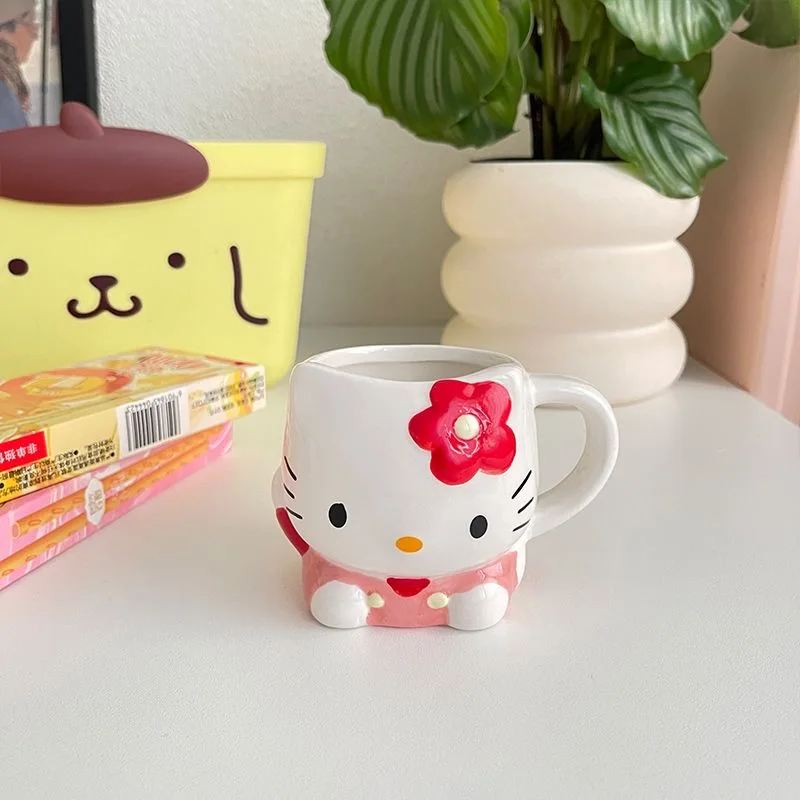 thumbnail image 1 of New Sanrio Hello Kitty Mug Cinnamoroll My Melody Cartoon Small Kawaii Coffee Cup Cute Water Cups Kids Children'S Gift 50-100ml, 1 of 5