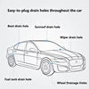 3/5m Car Sunroof Drain Hole Cleaning Brush Unclogging Cleaning Scrubbing Long Hose Universal Spiral Cleaning Brush Unclogger 4