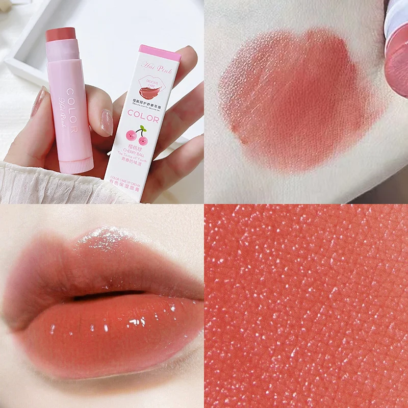 Lip Balm Moisturizing Anti- Lip Balm Easy To Carry Anti-cracking Lipstick Colored Lip Tint Makeup Lip Care Cosmetics