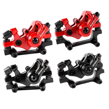 JEDERLO Freno a Disco per Bicicletta in Lega di Alluminio, Sistema Frenante Meccanico per Bici Elettrica F160-R140/F180-R160, Pastiglie Freno XTR, Disco da 160mm