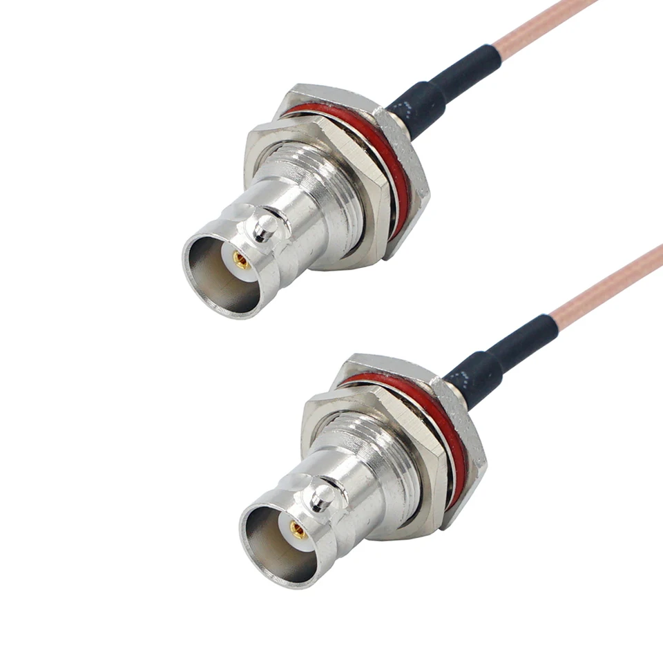 50オーム同軸ケーブル BNCオス－BNCオス （両側ストレート型端子、MIL規格RG174Uケーブル） BNCオスメス - BNCオス直角HD-SDIケーブルRG316 RF同軸同軸アンテナピグテールジャンパー50オームBNCコネクタア