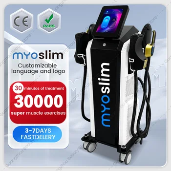Myoslim 15 Tes 6500W NEO Dimagrante Nova Brucia Grassi Stimolazione Muscolare EMS Elettromagnetica Hiemt Pro Schermo Pieghevole
