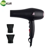 2400W Professional Hair Dryer Hot and Cold Wind Blower Powerful Blowdryer Compact Multifunction 2 Speed 3 Heating Collect Nozzle 1