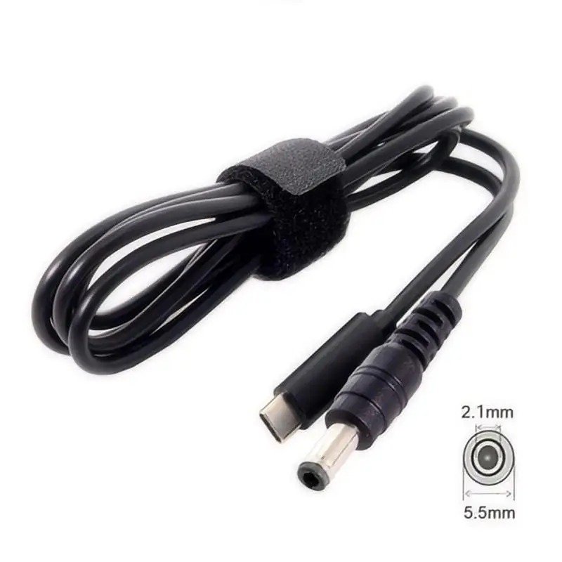 Cavo Convertitore Da USB Type-C A Spina CC 6.0x3.7mm Per Ricarica Laptop 65W (1.5m)