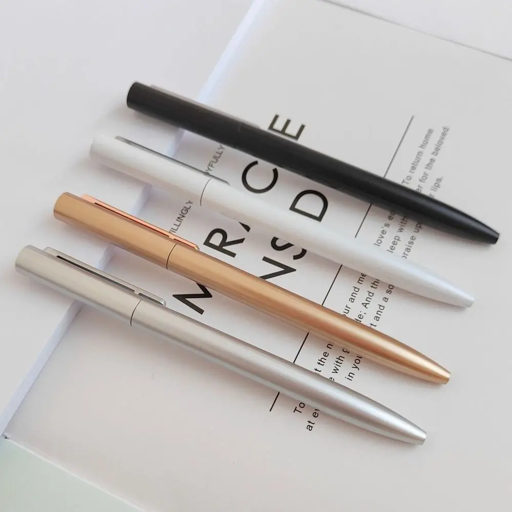 High-grade Business Neutral Pen, Simple Metal Ballpoint Pen, Quick-dry Signature Pen, School Supplies