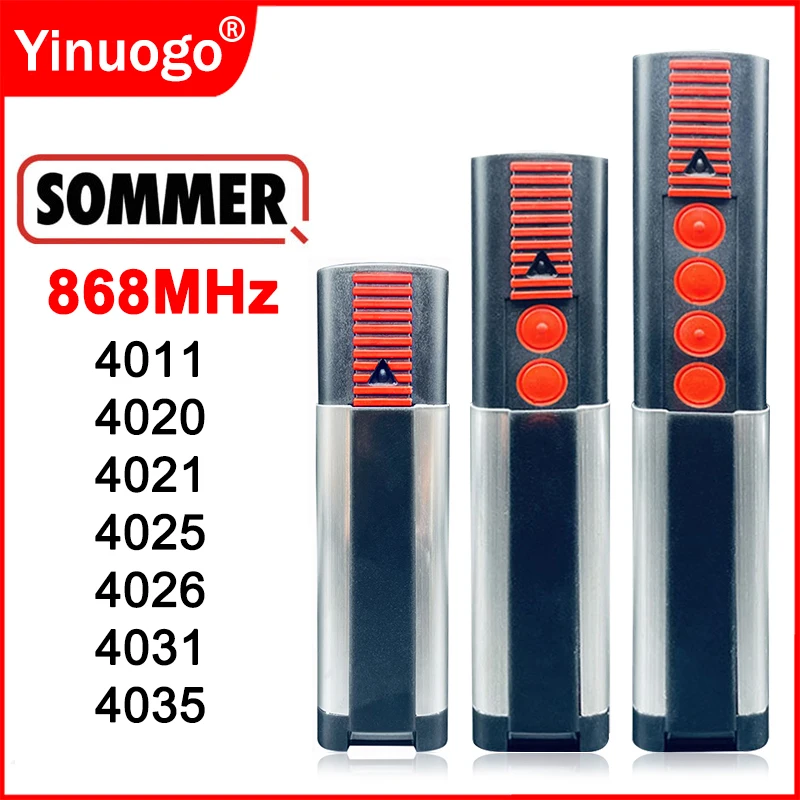 SOMMER 4020 TX03-868-4 4026 TX03-868-2 4025 daleký ovládání sommer 868mhz daleký ovládání autodílna dveře otvírač 4021 4025 4011 4031