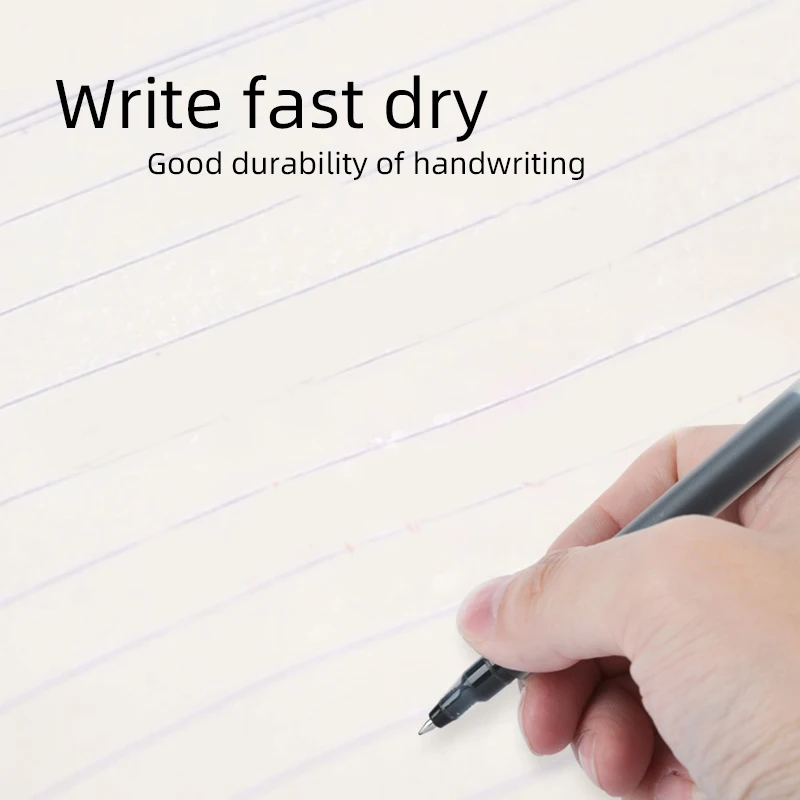 5/10/12 PCS Gel Pens School Supplies Black Blue Red Color 0.5mm Ballpoint Pen Writing Tool School Office Stationery 4