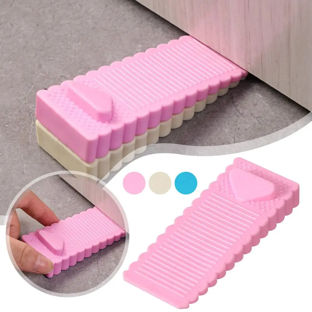 

Creative Silicone Door Stopper Safety Anti-skid Windproof Hardware Anti-collision Retainer Protector Stop Anti-pinch Rear D F7K2