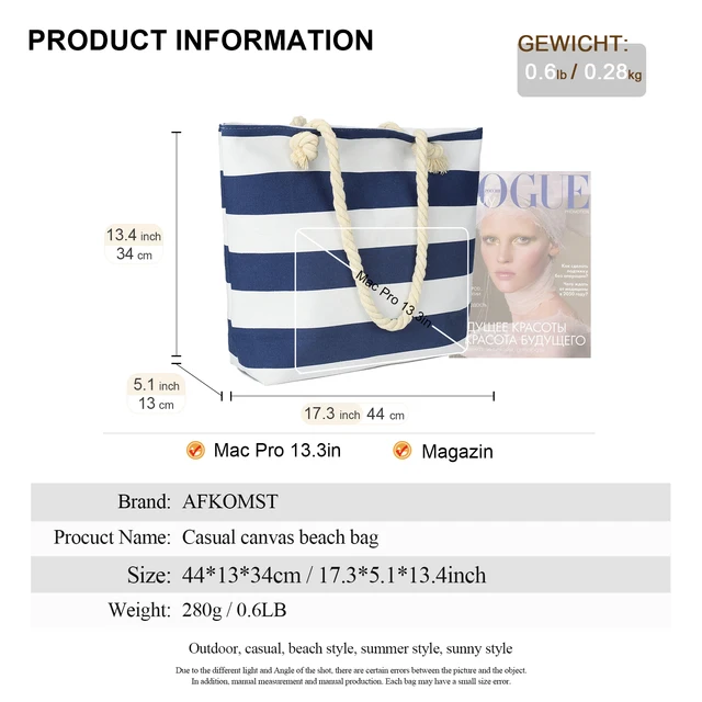 Sac Femme Gienslru Sac Fourre-tout Léger, Sac Fourre-tout De Voyage Léger Sac Travail Femme