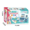 ZK30 Cash Register Toy with Scanner Lights Sounds Effect Interactive Kids Supermarket Checkout Toy for Children 6