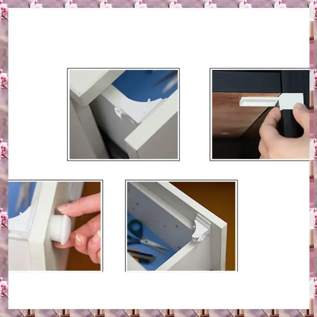 2025 10+2 Magnetic Cabinet Locks Child Proof Cupboards Drawer Invisible Kids Baby Safe Lock Catch,10+2 Magnetic Cabinet Locks Ch 2