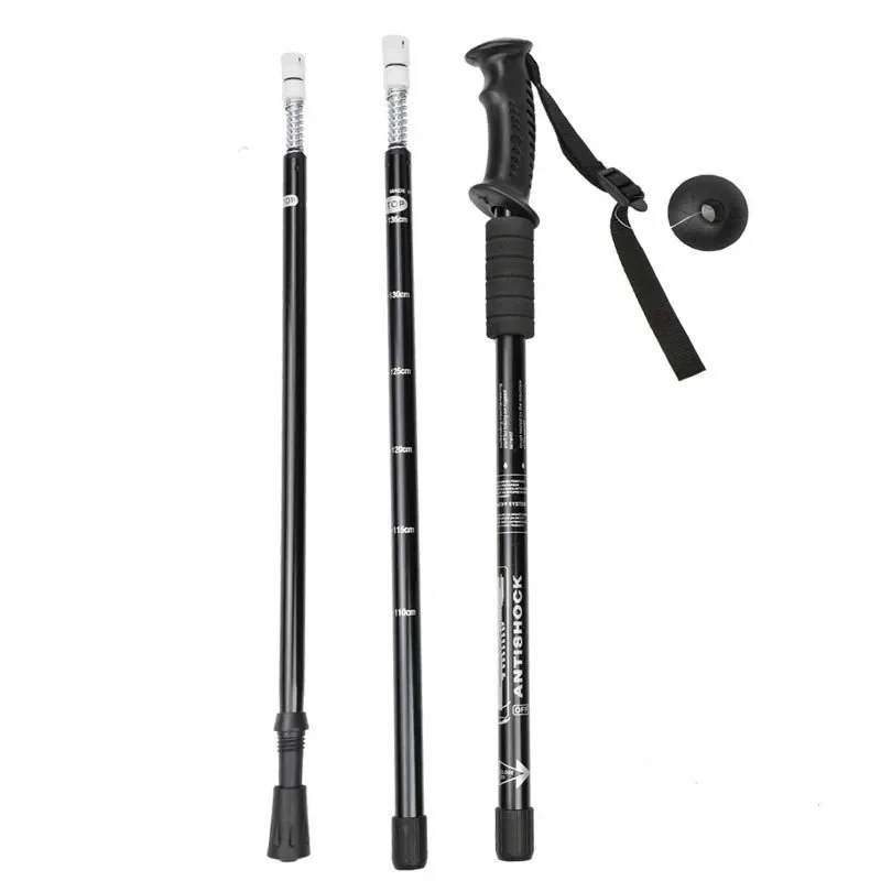 Trekking Poles Ultralight Adjustable Non-slip Nordic Walking Sticks Adult Hiking Canes Telescopic 6061 Aluminum Alloy Straight trekking pole walking stick trekking poles