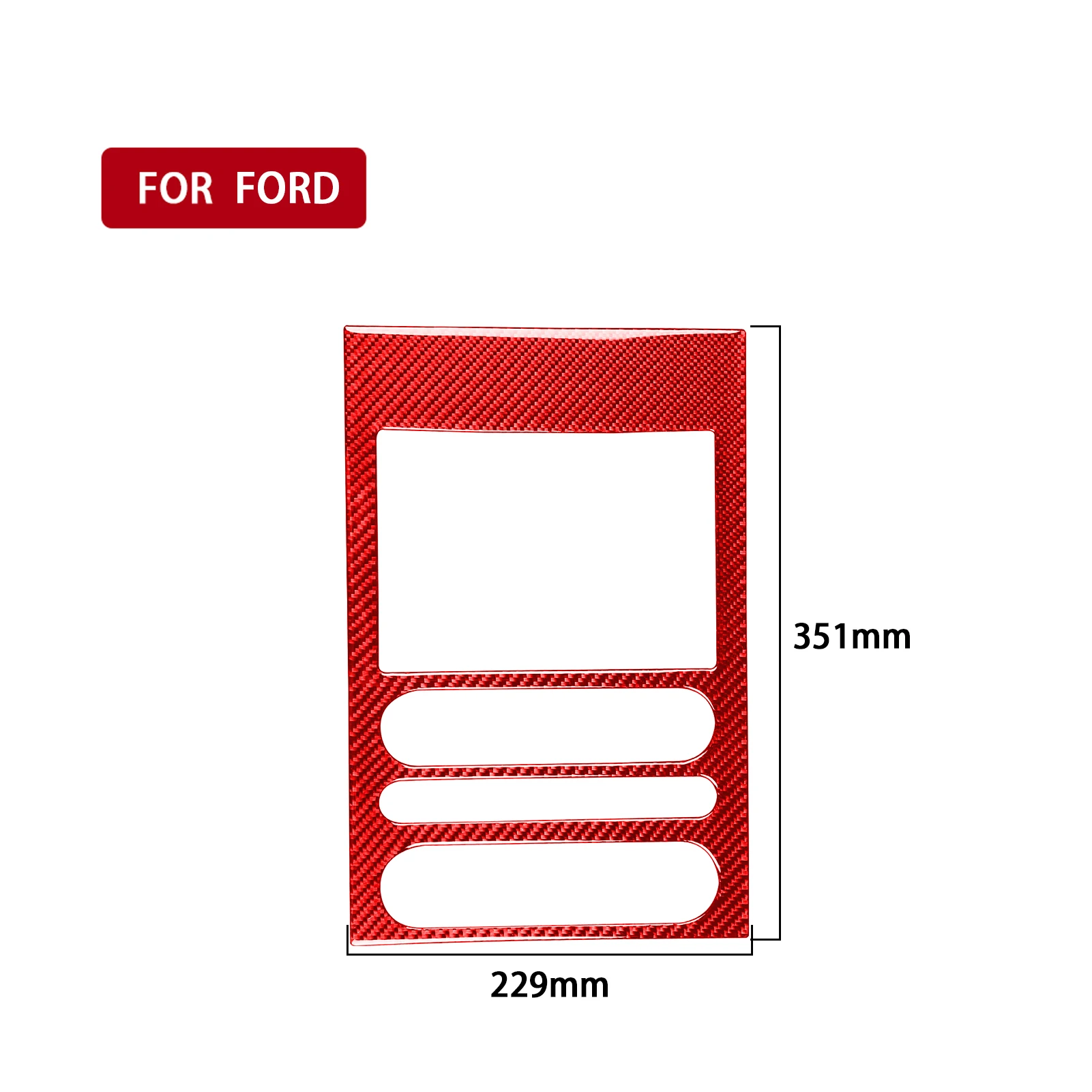 Car Radio Air Conditioner Control Panel Frame Cover Trim Carbon Fiber  Sticker For Ford F150 2004 2005 2006 2007 2008 Interior _ - AliExpress  Mobile