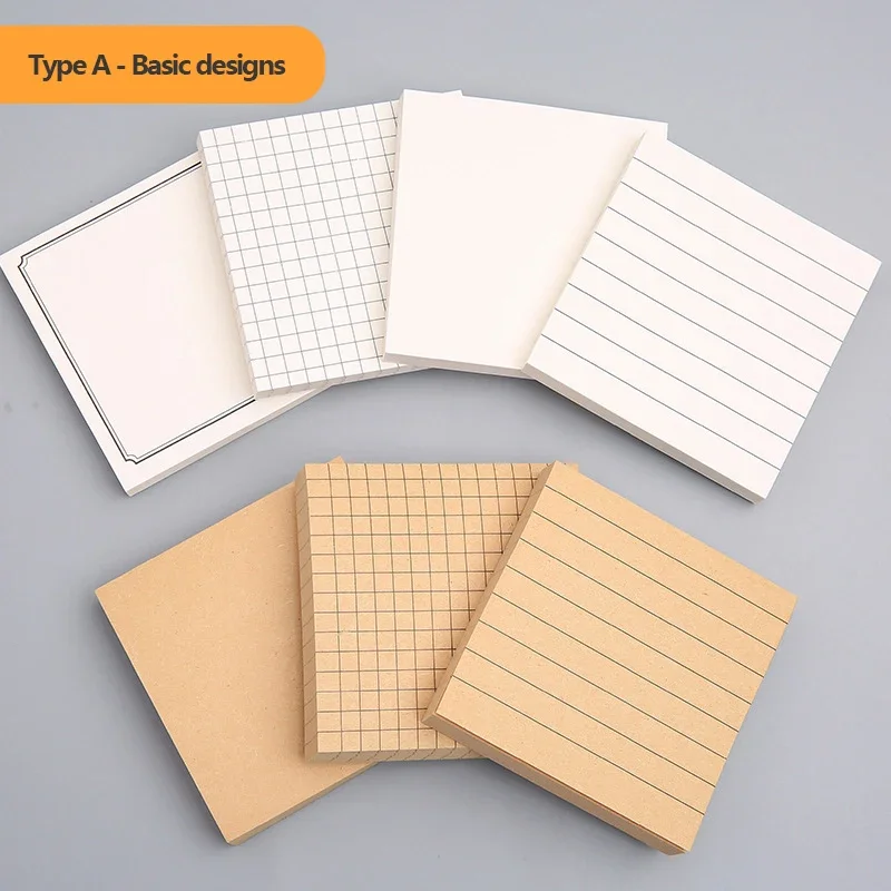 Kawaii Design Sticky Note Memo Pad with Bookmarks and Stickers