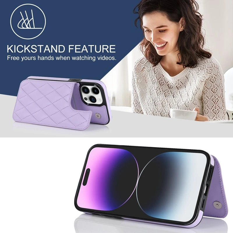 Compact Leather Wallet with Fragrant Finish and RFID Blocking, featuring Magnetic Double Buckle Closure