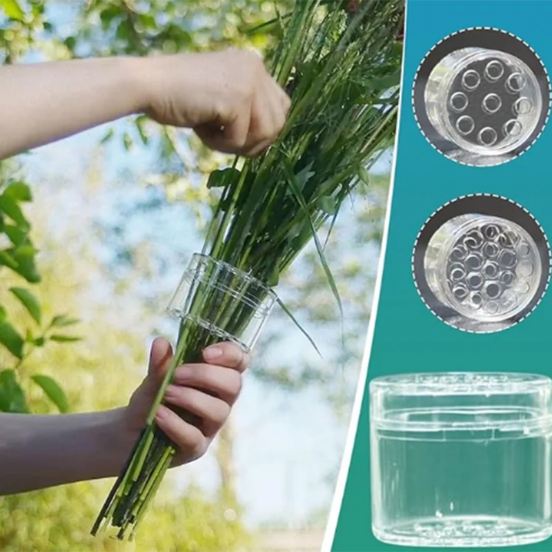 

Новый спиральный держатель для стебля Ikebana для вазы, прочный прозрачный держатель для цветочной композиции, украшение для свадебного стола «сделай сам»