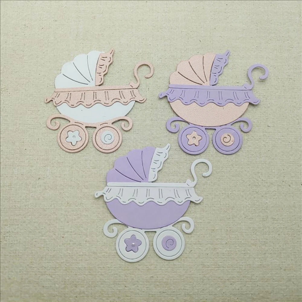 Description Picture 5 of itemBaby Carriage Metal Cutting Dies DIY Scrapbooking Album Embossing Decorative Handicrafts Greeting Card Knife Mold Punch Stencil