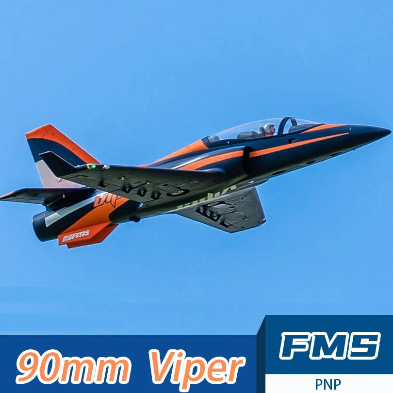 Fms 90Mm Ventola Canalizzata Super Viper Edf Jet Grande Assemblaggio Ala Fissa 6Ch 1400Mm Gigante Elettrico Telecomando Modello Aereo Pnp