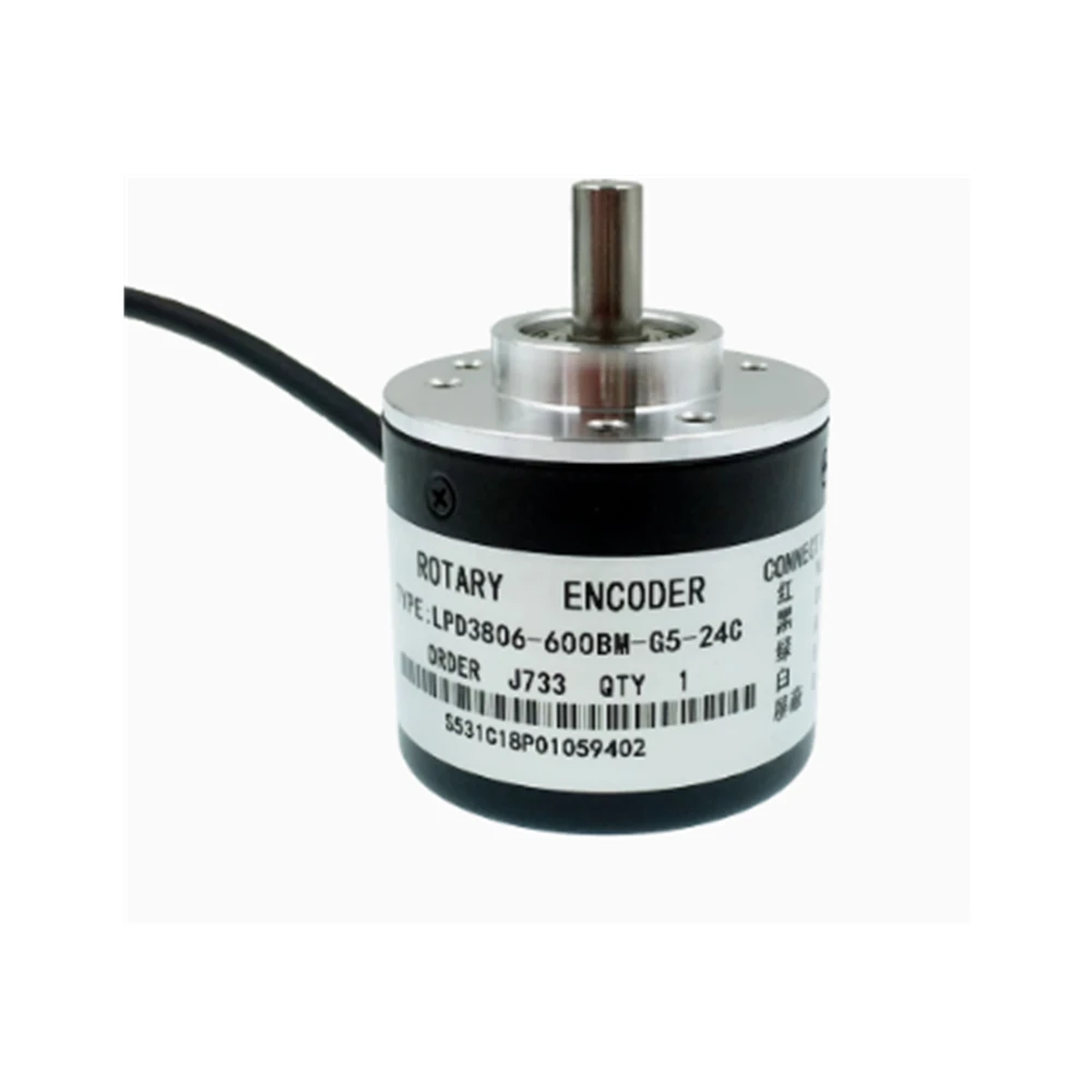 

LPD3806-600BM-G5-24C pulse solid shaft AB phase incremental photoelectric rotary encoder NP