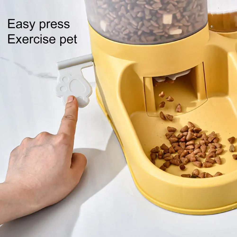 2-in-1 Pet Feeder Automatic Cat Dog Food Water Dispenser Pet Feeder With Dry And Wet Separation Dog Accessories Для Собак