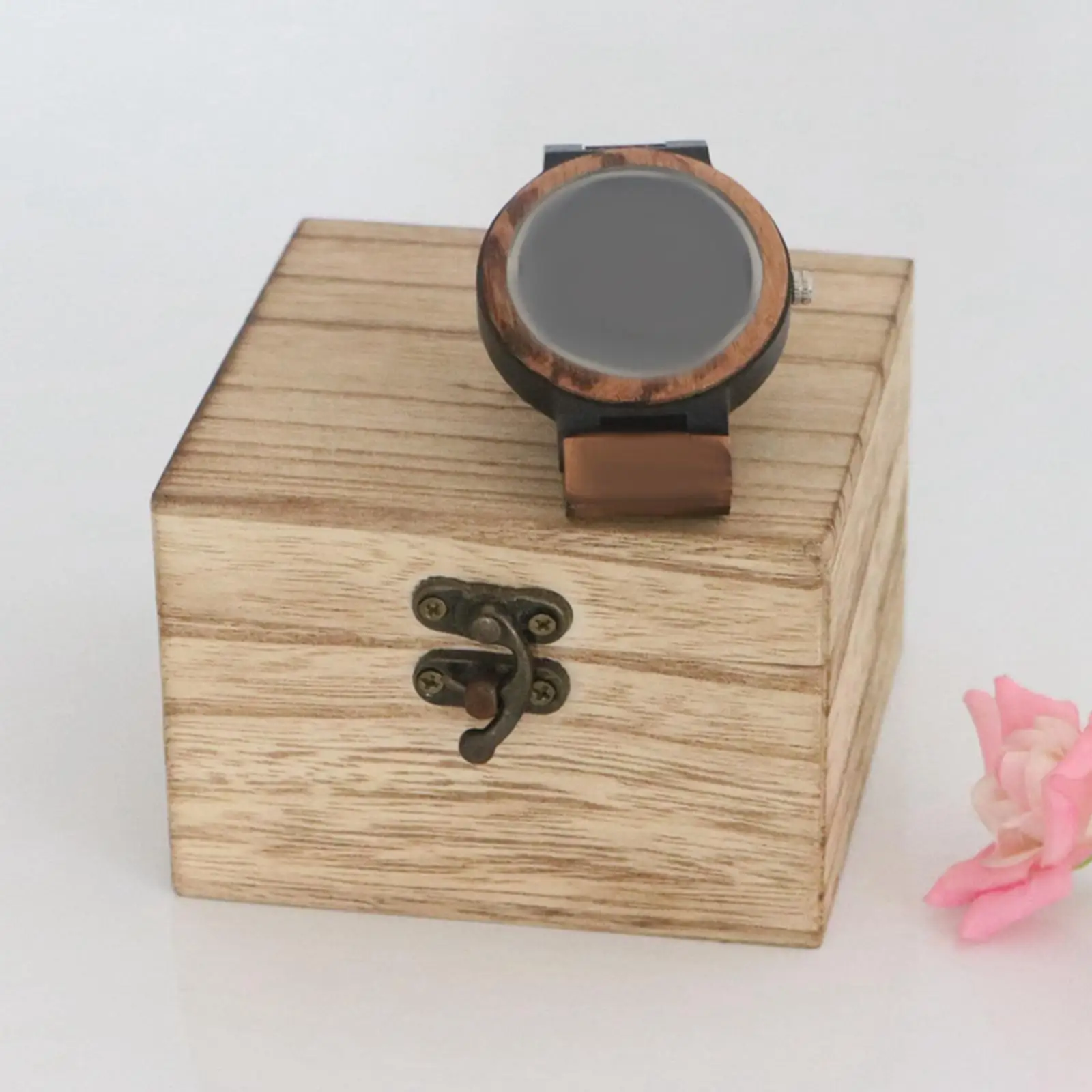 Square Wooden Watch Case Jewelry Display Wristwatches Holder for Necklaces Bracelet Earrings Cufflink Tie Clip Coins watch storage box watch storage bag watch storage pouch watch display stand