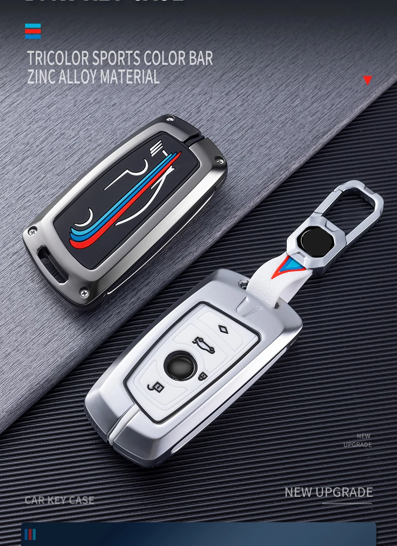 Copertura della cassa chiave dell'automobile per BMW 520 F10 F30 F18 118i 320i 1 3 5 7 serie X3 F25 X4 M3 M5 portachiavi borsa accessori Shell - S8ddc58e92cfb4ba6a34a5913bec9f4dcc
