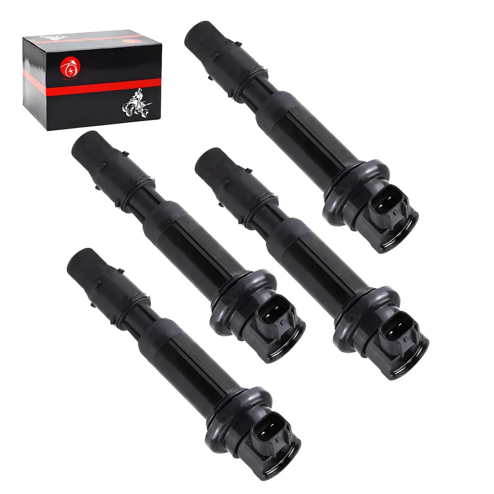 가와사키 닌자 ZX-6R ZX600 ZZR600 용 4pcs 점화 코일 Triumph Tiger 800 XCA/XR/XRT Triumph 1200 Tiger Street Triple 675