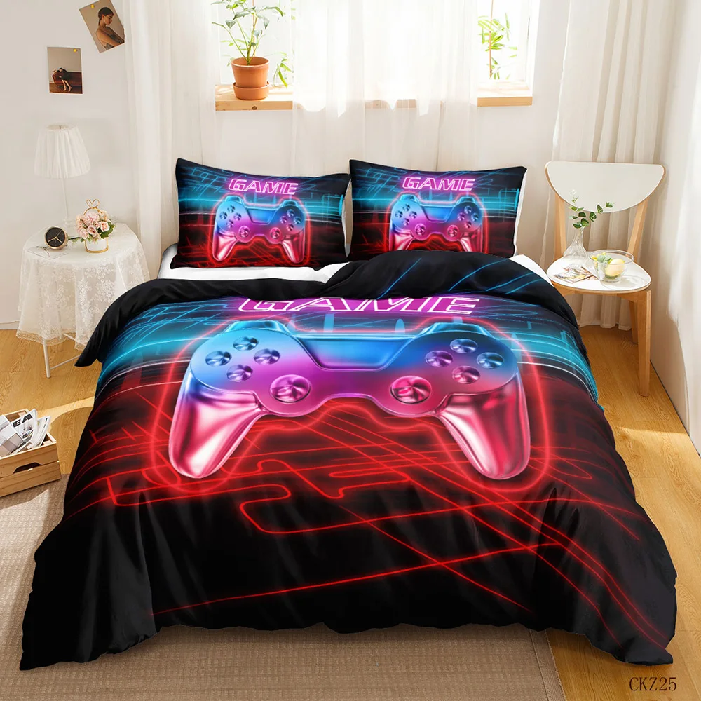 Gamer Juego De Edredón Para Juegos De Computadora, Joysticks | Envío Gratis