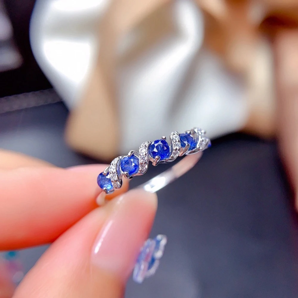 WPB-고급 디자인 여성 반지, 트위스트 링, 시뮬레이션 사파이어 지르콘, 여성 화려한 럭셔리 주얼리, 소녀 선물, 신제품 파티 패션 