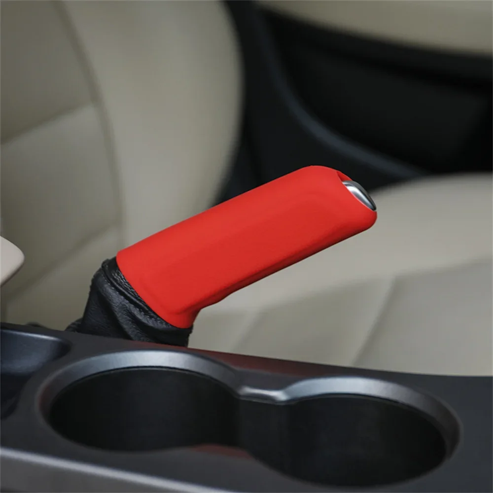 Automotive general silicone gear cover non-slip gear cover manual oval automatic handbrake decoration hand brake cover gear head cover