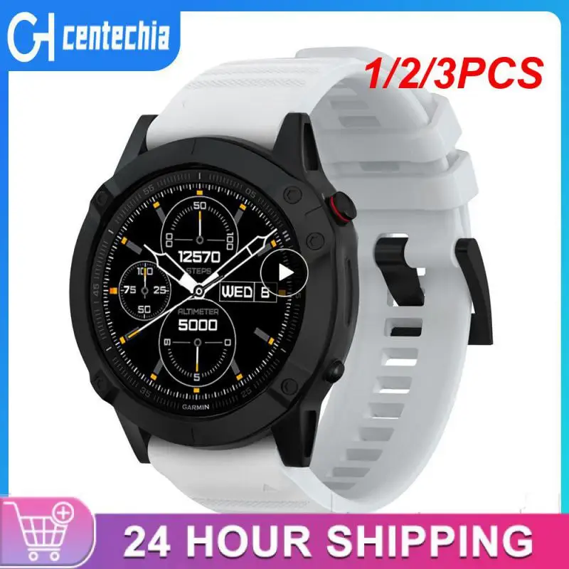 

Ремешок быстросъемный для Garmin Fenix 6 6X 6S 5 5X 5S Plus 3HR, силиконовый ремешок для Forerunner 945 935, 1/2/3 шт., 22 26 мм