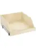 ROOMTEC Pull Out Cabinet Organizer with Full Extension Rail Slides Pull Out Shelf for Kitchen Cabinet Pantry Beveled 8" 1