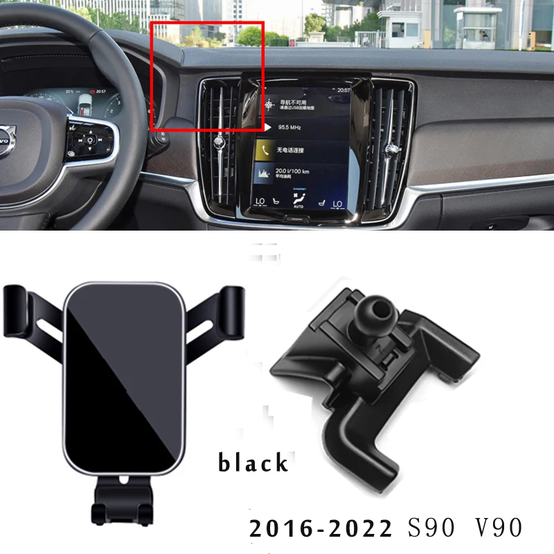 Kaufe Für Volvo Dedicated Auto Telefon Telefonos Halter Stehen Halterung  XC40 XC60 S90 V90 S60 V60 2018 2019 2020