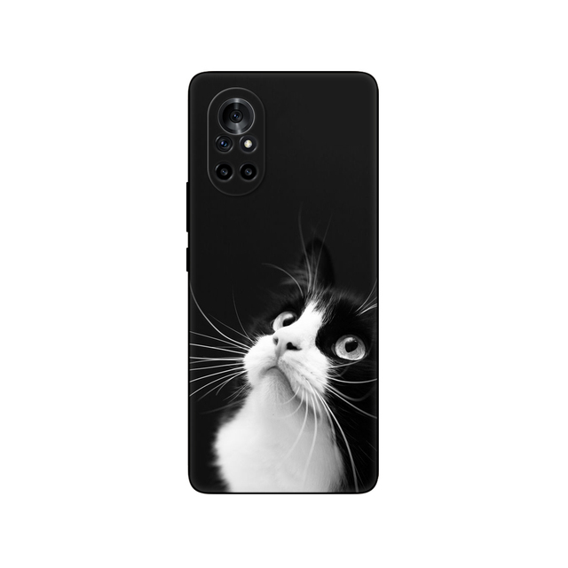 Huawei Nova 8 Case Nova8 5G 4G Back Cover For Huawei Nova 8 5G Phone Cases Soft Silicone TPU Fundas 6.57 inch black tpu case
