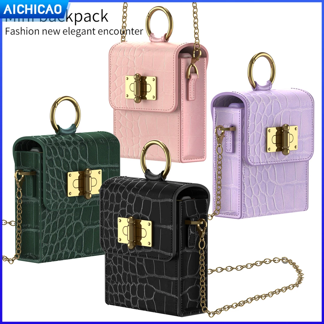 

Acc-Mini Backpack Phone Cases For Samsung Galaxy Z Flip 1, 2, 3, 4, 5,Huawei P50Pocket Folding Shell Ult]Ra-Thin Shell