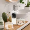 Square Qtip Holder Acrylic Bathroom Vanity Countertop Storage Box Organizer Canister Jar for Cotton Swabs, Rounds Balls, Makeup 6