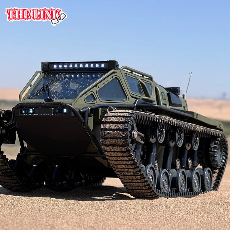 Thelink G2067 LED Light Full Scale Tracked Tank Model 360° Rotation RC Drift Remote Control Off-Road Vehicle Boy Christmas Gifts 2