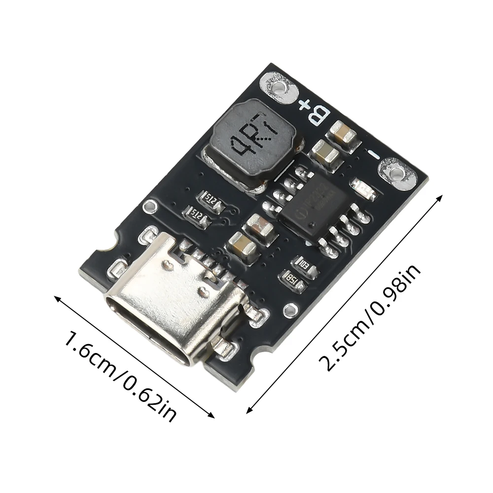 1S 3.2V/3.6V 2.4A Charging Board LiFePO4 Battery Dedicated Charging Module High Current Charging Board Type C DC 4.5-5.5V - 4