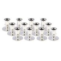 2/4pcs Traditional Shape Taper Standard Plastic Candle Holders Candlestick Wedding Dinner Decor for Electronic Candles ForParty 5