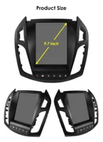 Autoradio Android 9.7 pouces pour Ford Transit Tourneo Connect 2013-2018 Audio de voiture GPS Carplay Android Auto lecteur multimédia WIFI 6