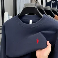 T-shirt à manches longues à col rond élégant et luxueux, un sweat-shirt ample raffiné de la marque Paul qui est tendance pour les hommes 2